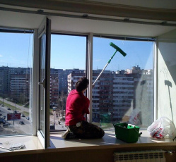 Мытье окон в однокомнатной квартире Выкса